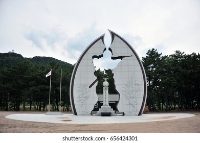 Fallen Soldiers Of The Jangsa Landing Operation  In Jangsari, Yeongdeok-gun, Korea. Filming On June 16, 2016