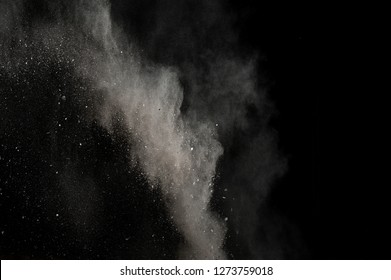 Falling Ash Dirt And Debris Particles Isolated