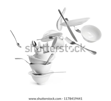 Similar – Image, Stock Photo Steel plate in floating suspension for balance exercises