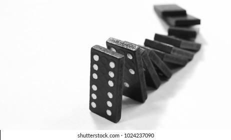 falling dominoes. domino effect. the domino game.
