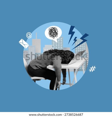 falling face down, keyboard, working, occupation, emotional stress, busy, humor, office, employee, mental burnout, frustration, tired, bizarre, business, desk