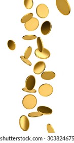 Falling Golden Coins