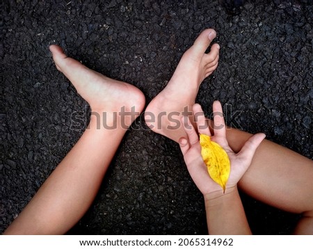 Similar – Image, Stock Photo bathing day (1) Air