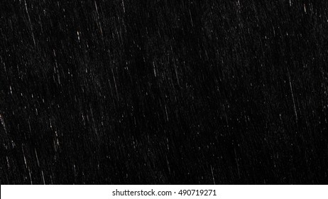 Falling Raindrops Footage Animation In Slow Motion On Black Background, Black And White Luminance Matte, Rain Animation With Start And End, Perfect For Film, Digital Composition, Projection Mapping