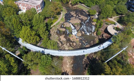 Falls Park Liberty Bridge Greenville