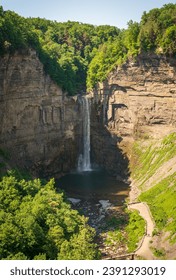 The Falls at Taughannock Falls State Park in New York State