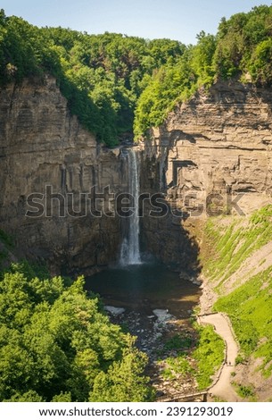 The Falls at Taughannock Falls State Park in New York State