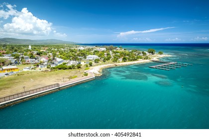 Falmouth port in Jamaica island, the Caribbeans