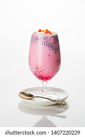 faluda images stock photos vectors shutterstock https www shutterstock com image photo falooda faluda popular indian dessert strawberry 1407220229