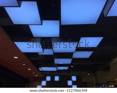 False ceiling design with indirect dim lighting 