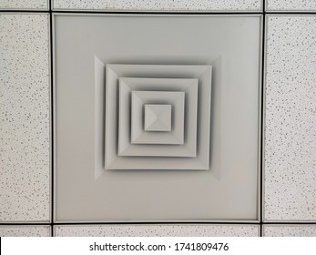 False Ceiling Tile. Office Ceiling One Tile Design. 