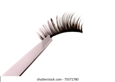 False Lashes, Isolated On White