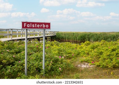 Falsterbo Sign. Sweden, Skanör, Falsterbo, 1 July 2022