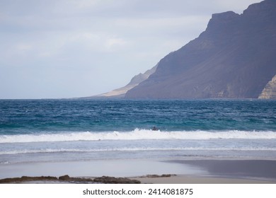 Famara is a mountain massif and the beach located at its foot on the island of Lanzarote, Canary Islands, Spain
​ - Powered by Shutterstock