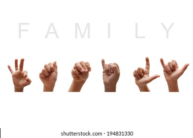 Family American Sign Language