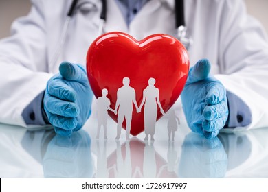 Family Cardiology And Medical Health Care Or Welfare