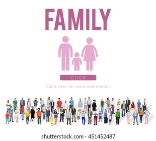 Family Care Genealogy Love Related Home Concept