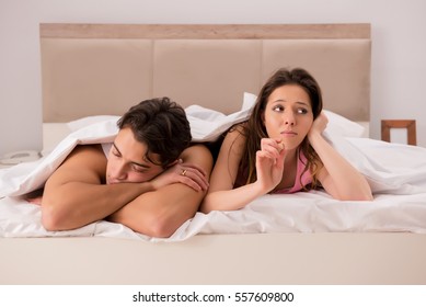 Family Conflict Wife Husband Bed Stock Photo (Edit Now) 565723 image