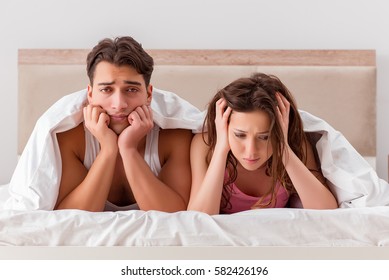 Family Conflict With Wife Husband In Bed