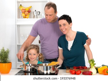 Family Is Cooking Together