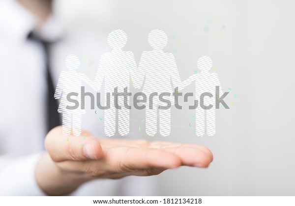 family cutout,\
family home, adoption foster\
care