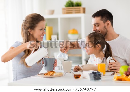 Similar – Image, Stock Photo cup Nutrition Breakfast