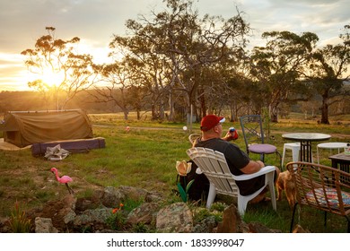 Family Enjoying The Australian Outdoors