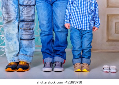 Family Feet On Floor Stock Photo 451898938 | Shutterstock