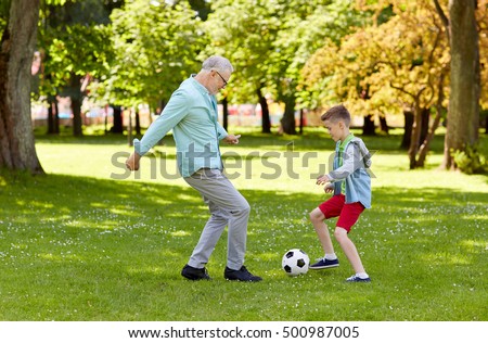 Similar – Image, Stock Photo soccer player Sports