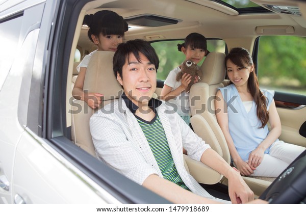 Family going out for a\
drive