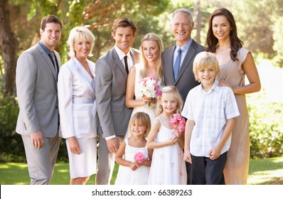 Family Group At Wedding - Powered by Shutterstock