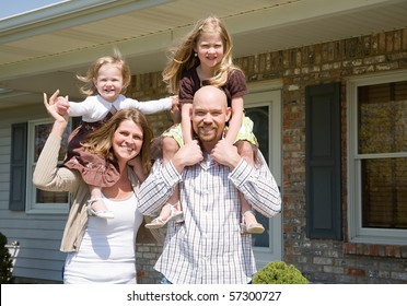 Family Having Fun at Home