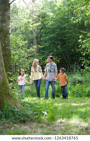 Similar – Children discover forest