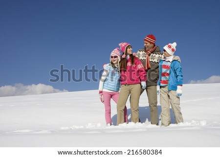 Similar – Foto Bild Schneepiste in den Allgäuer Alpen