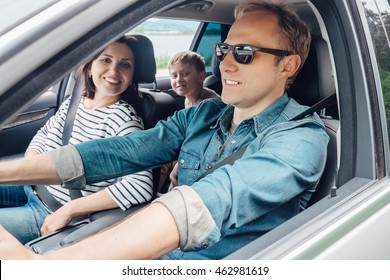 Family Into The Car