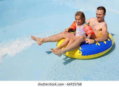 Family Joy In Water Park