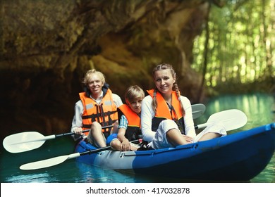 Family Kayaking 
