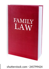 Family LAW Book Isolated On White