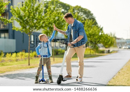 Image, Stock Photo scooter Lifestyle Joy