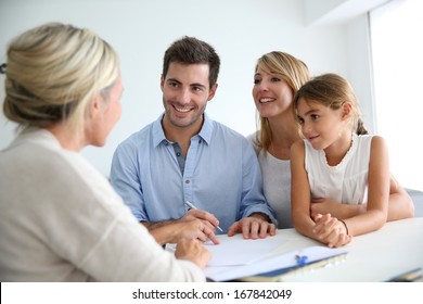 Family Meeting Real-estate Agent For House Investment