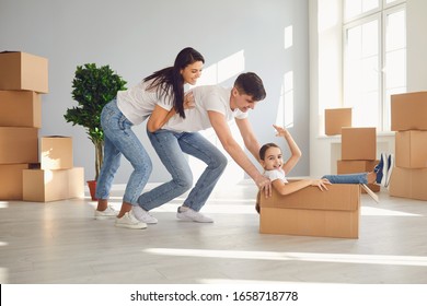 Family moving house home apartment relocation purchase rent mortgage sale room concept.