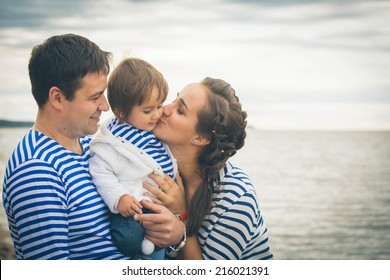 Family On The Beach