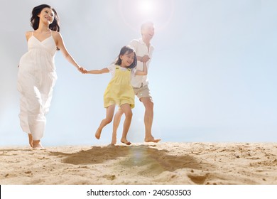 Family On Beach