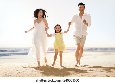 Family On Beach