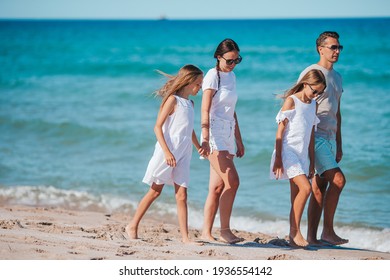 Family on the beach vacation