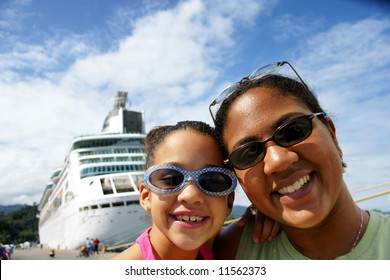 Family On Cruise Ship