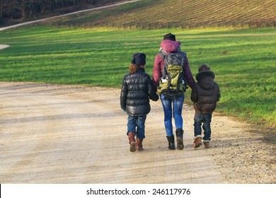 Family On A Nature Hike