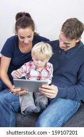 Family On Tablet Pc