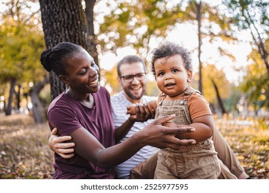 Family Outdoors: A Tender Moment - Powered by Shutterstock