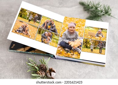 Family Photo Book From Autumn Shooting.